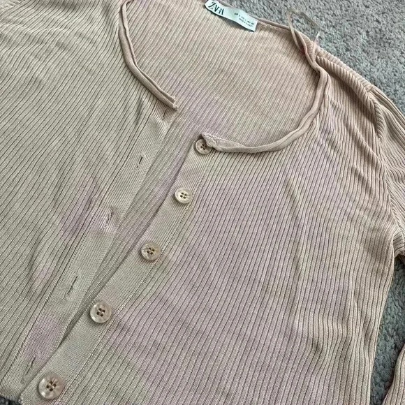Blush Pink Zara‎ Cardigan - Picture 2 of 3